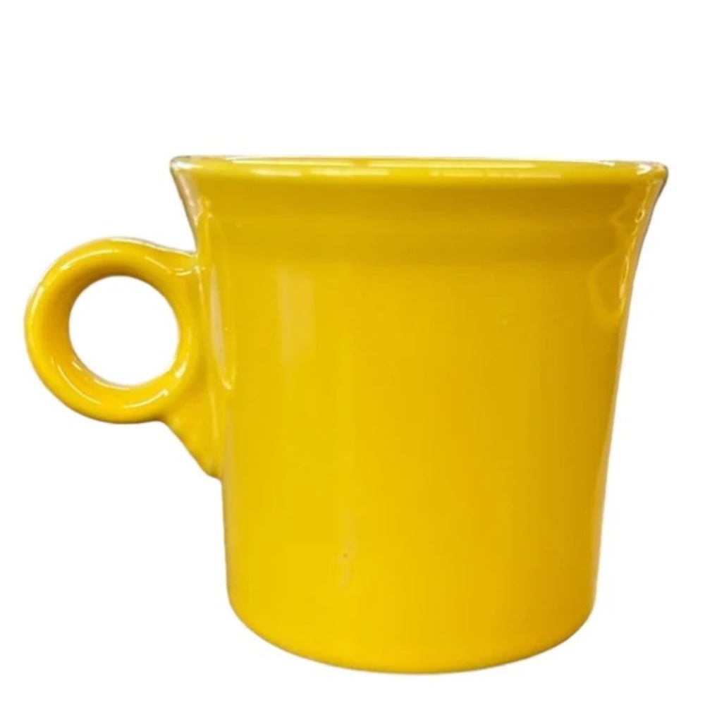 Fiesta - Daffodil Yellow Ring Handled Mug Homer Laughlin Ceramic Coffee Cup Tea